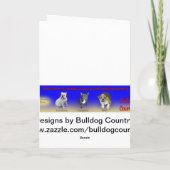 Carte Bouledogue pieux (Dos)