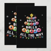 Carte Boules de Bingo Bingo tout le long  (Devant / Derrière)