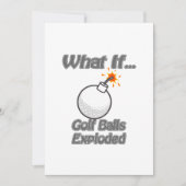 Carte Boules de golf explosées (Devant)