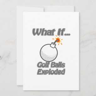 Carte Boules de golf explosées