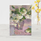 Carte Boules de neige de ressort (Fleur jaune)