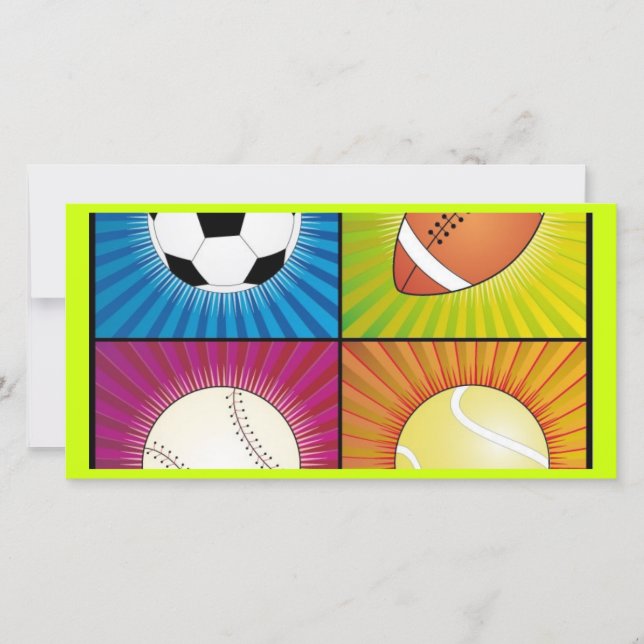 Carte boules de sport (Devant)