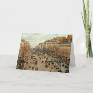 Carte Boulevard Camille Pissarro Montmartre Peinture
