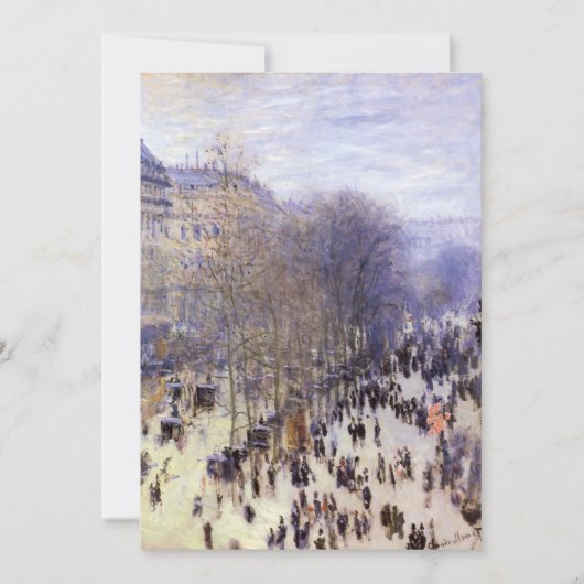 Carte Boulevard des Capucines par Claude Monet, Beaux-ar (Devant)