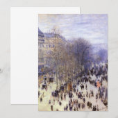 Carte Boulevard des Capucines par Claude Monet, Beaux-ar (Devant / Derrière)