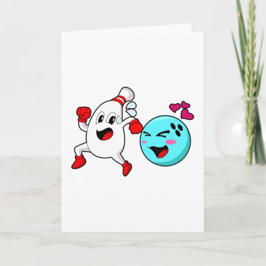 Carte Bouling Boule de bowling (Devant)