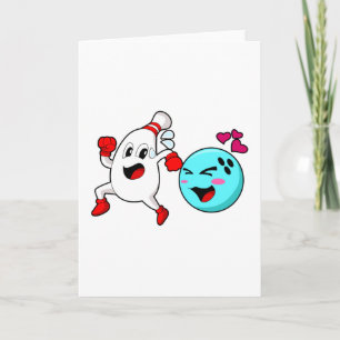 Carte Bouling Boule de bowling