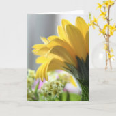 Carte Bouquet 4 (Fleur jaune)