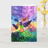Carte Bouquet 5 x 7 de Bluebonnet (Fleur jaune)