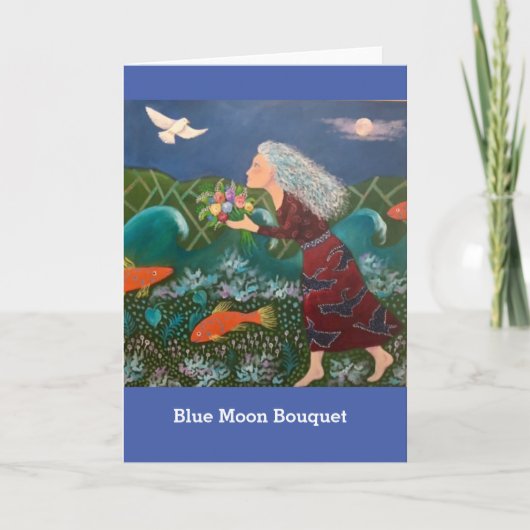 Carte Bouquet Blue Moon (Devant)