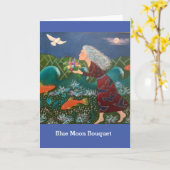 Carte Bouquet Blue Moon (Fleur jaune)