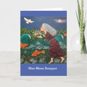 Carte Bouquet Blue Moon