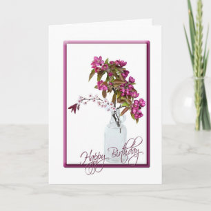 Carte Bouquet Crabappy pour Anniversaire