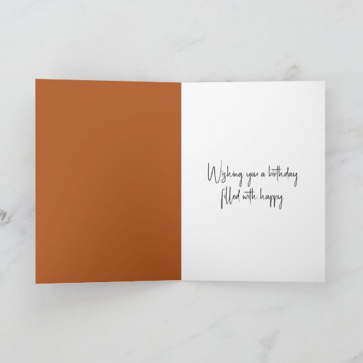 Carte Bouquet d'anniversaire d'automne dans un Citrouill (Intérieur)