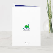 Carte Bouquet d'anniversaire de fleurs et de souhaits (Dos)