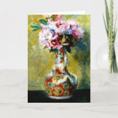 Carte Bouquet dans un vase, Auguste Renoir (Devant)