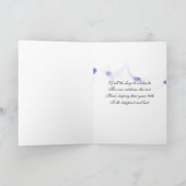 Carte Bouquet de ballons de 70e anniversaire sur noir (Intérieur)