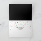 Carte Bouquet de ballons pour 80 ans (Intérieur)