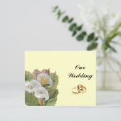 Carte Bouquet de callas mariages (Debout devant)