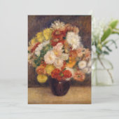 Carte Bouquet de chrysanthèmes | Renoir (Debout devant)