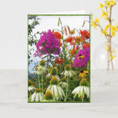 Carte Bouquet de fleur sauvage (Fleur jaune)