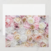 Carte Bouquet de fleurs (Devant / Derrière)