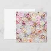 Carte Bouquet de fleurs (Devant / Derrière)