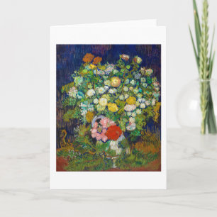 Carte Bouquet de fleurs dans un Vase, Van Gogh