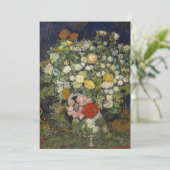Carte Bouquet de fleurs dans un vase | Vincent van Gogh (Debout devant)