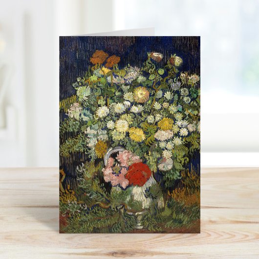 Carte Bouquet de fleurs dans un vase | Vincent van Gogh