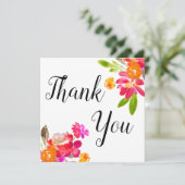 Carte Bouquet de fleurs d'automne (Debout devant)