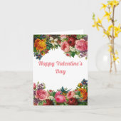 Carte Bouquet de fleurs de la Saint-Valentin (Fleur jaune)