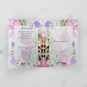 Carte Bouquet de fleurs de printemps personnalisées Joye (Intérieur)