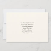 Carte Bouquet de fleurs d'été Boho Whimsical Valentine's (Dos)