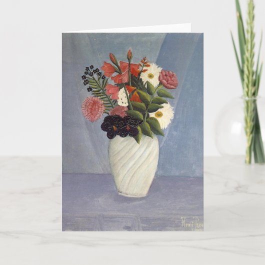 Carte Bouquet de fleurs | Henri Rousseau (Devant)