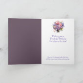 Carte Bouquet de fleurs Lilac Femme du pasteur (Intérieur)