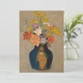 Carte Bouquet de Fleurs | Odilon Redon (Debout devant)