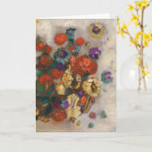 Carte Bouquet de Fleurs | Odilon Redon (Fleur jaune)