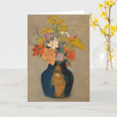 Carte Bouquet de Fleurs | Odilon Redon (Fleur jaune)