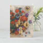 Carte Bouquet de Fleurs | Odilon Redon (Debout devant)