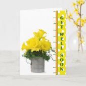 Carte Bouquet de jonquilles gaies, ça ira bientôt (Fleur jaune)