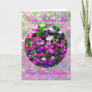Carte Bouquet de la Fête des Mères de la Fille