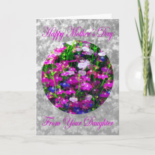 Carte Bouquet de la Fête des Mères de la Fille