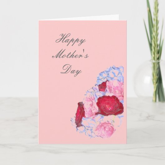 Carte bouquet de la journée de la mère (Devant)