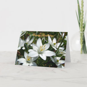 Carte Bouquet de la nature   Joyeux anniversaire !