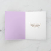 Carte Bouquet de marguerite d'anniversaire en bottes (Intérieur)