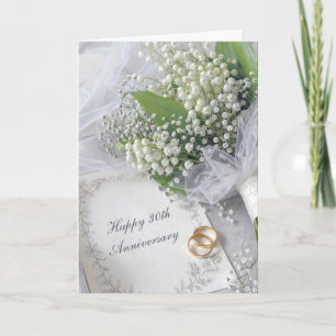 Carte Bouquet de muguet pour le 30e anniversaire