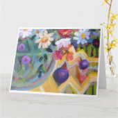 Carte Bouquet de pâquerettes (Fleur jaune)