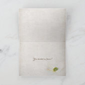 Carte bouquet de pâquerettes pour anniversaire de mariag (Intérieur)