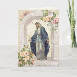 Carte Bouquet de prières spirituelles de la Vierge Marie